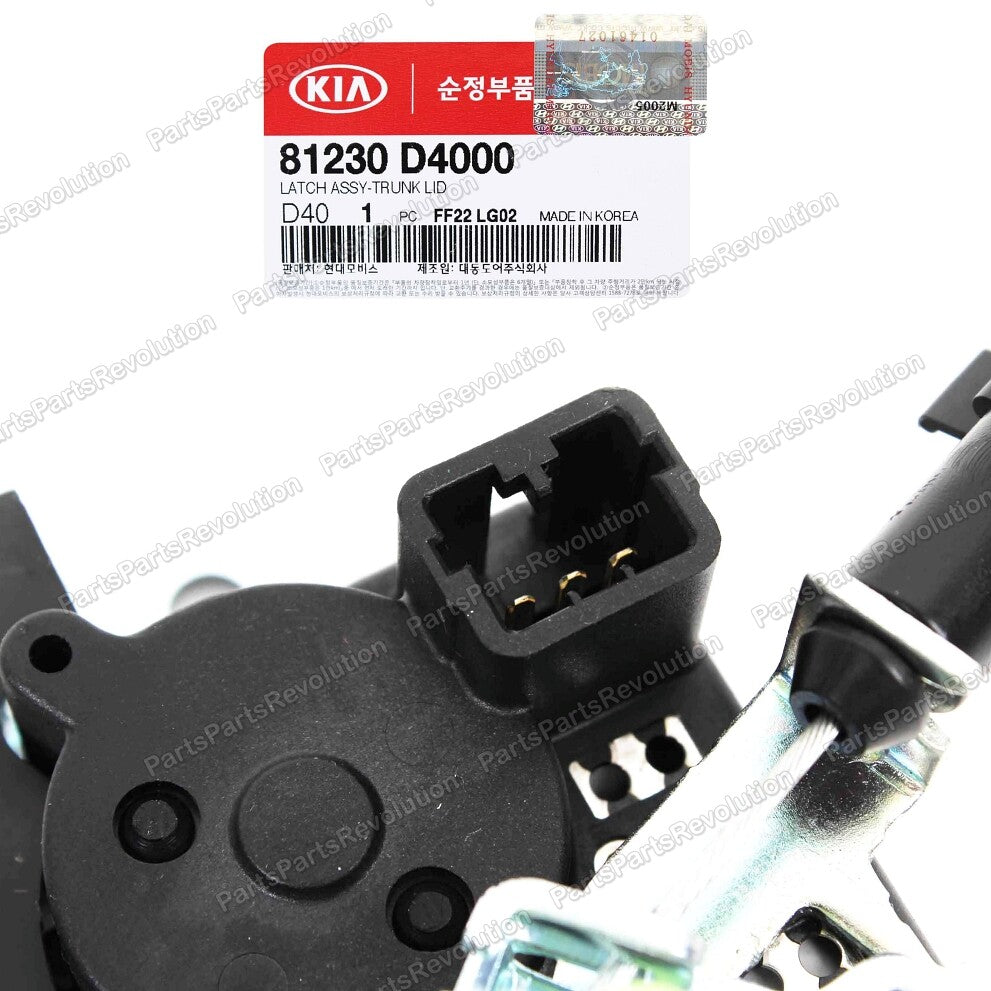 Latch Lock Actuator Trunk 81230D4000 for Kia Optima 16-19