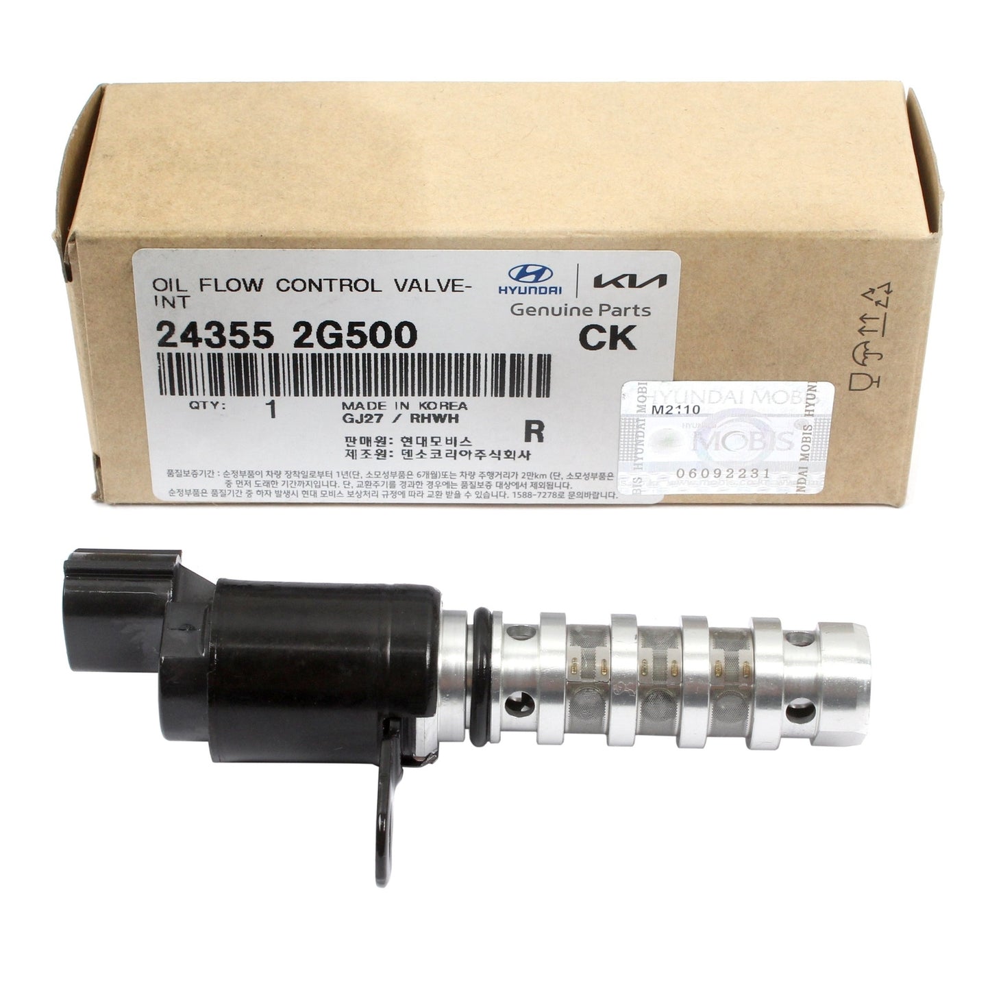 GENUINE 243552G500 Variable Valve Timing Solenoid for Hyundai Tucson Optima