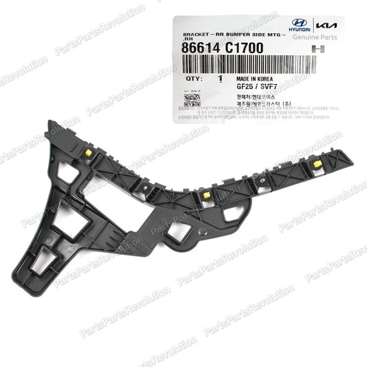 GENUINE Rear Bumper-Side Bracket Right for 15-19 Hyundai Sonata 86614C1700