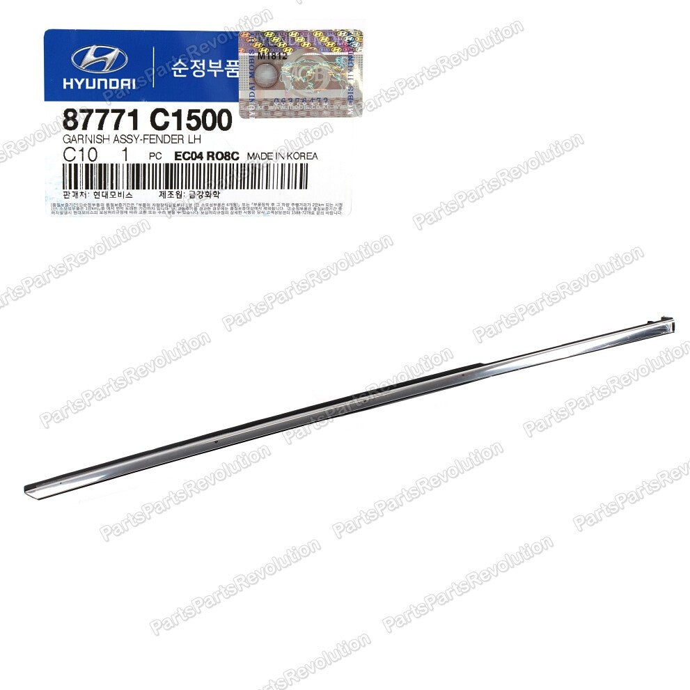 Fender Molding Front Left 87771C1500 for Hyundai Sonata 2018-2019