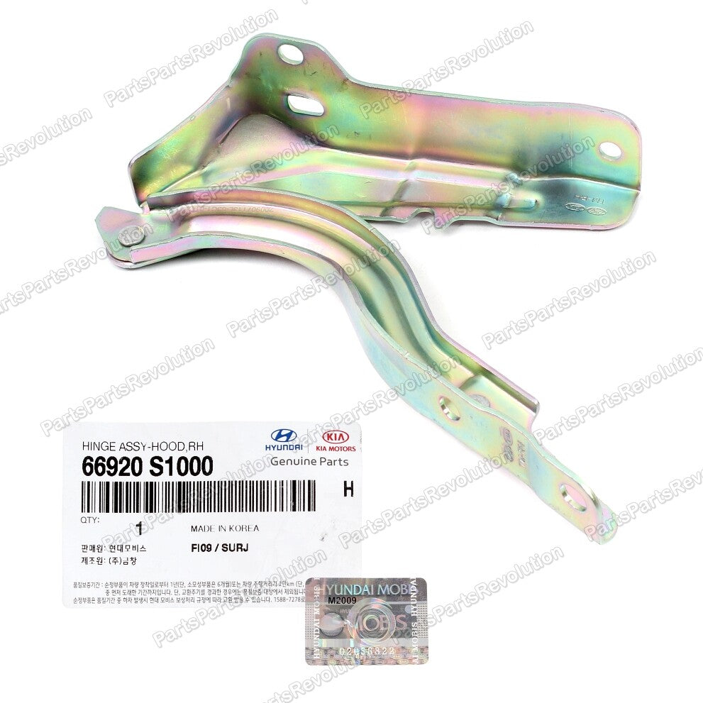 GENUINE Hood Hinge Right 66920S1000 for Hyundai SantaFe