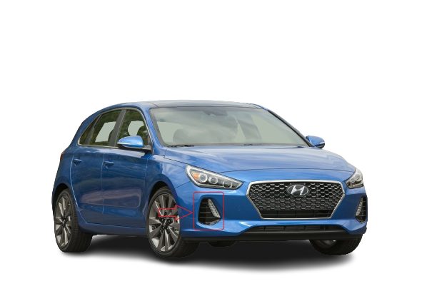 GENUINE Fog Lamp Daytime Running Right Passenger Side Elantra GT Hatchback 18-20