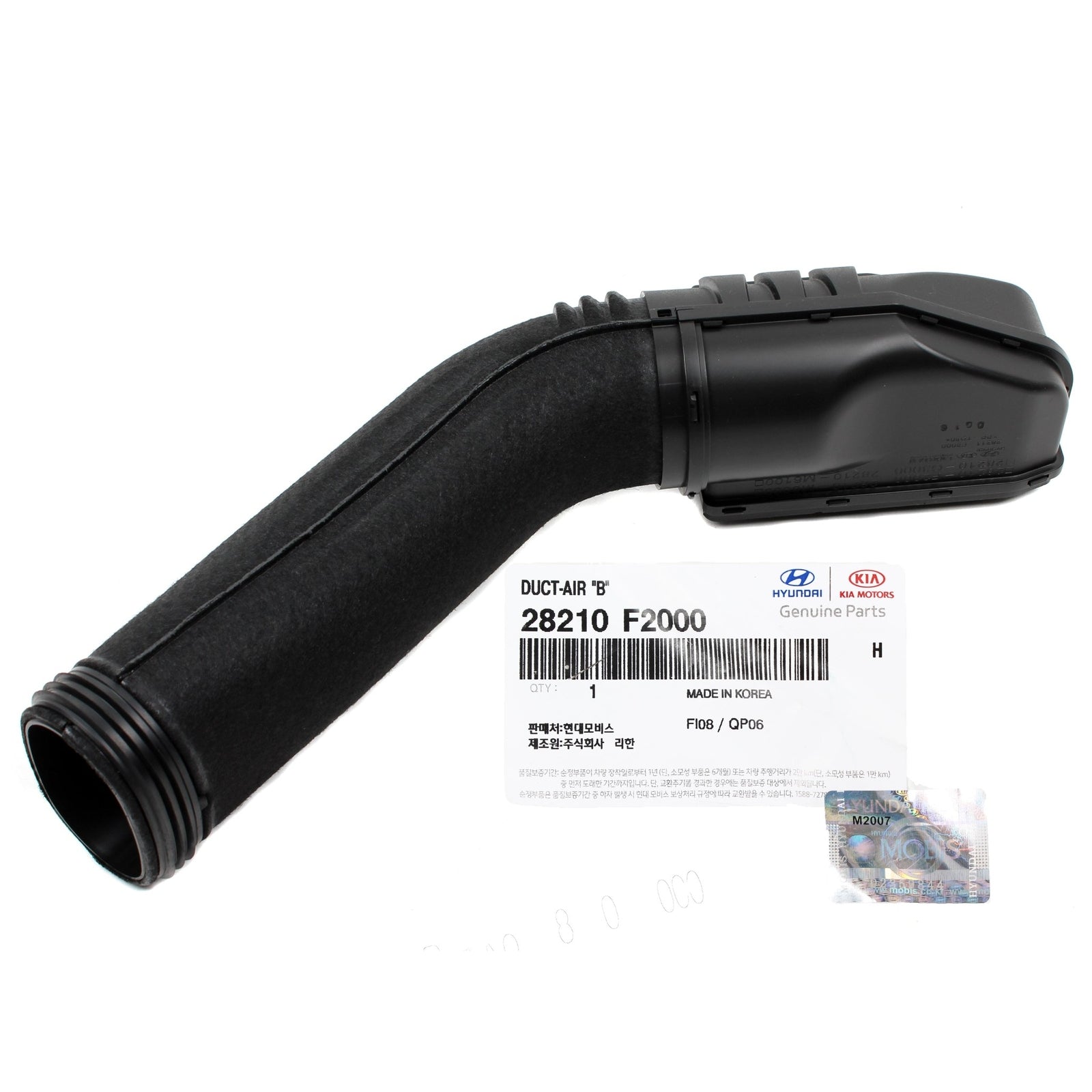 GENUINE 28210F2000 Air Cleaner Intake Duct Tube for Hyundai Elantra 2.0L 2017-20