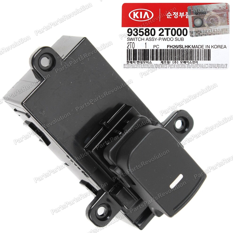 GENUINE Door Power Window Switch Rear 935802T000 for Kia 2011-2013 Optima