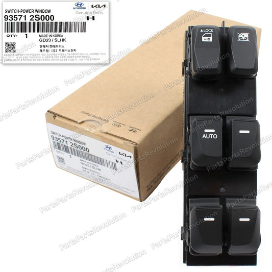 Switch Power Window Main Auto Down 935712S000 for Hyundai 2010-2015 Tucson