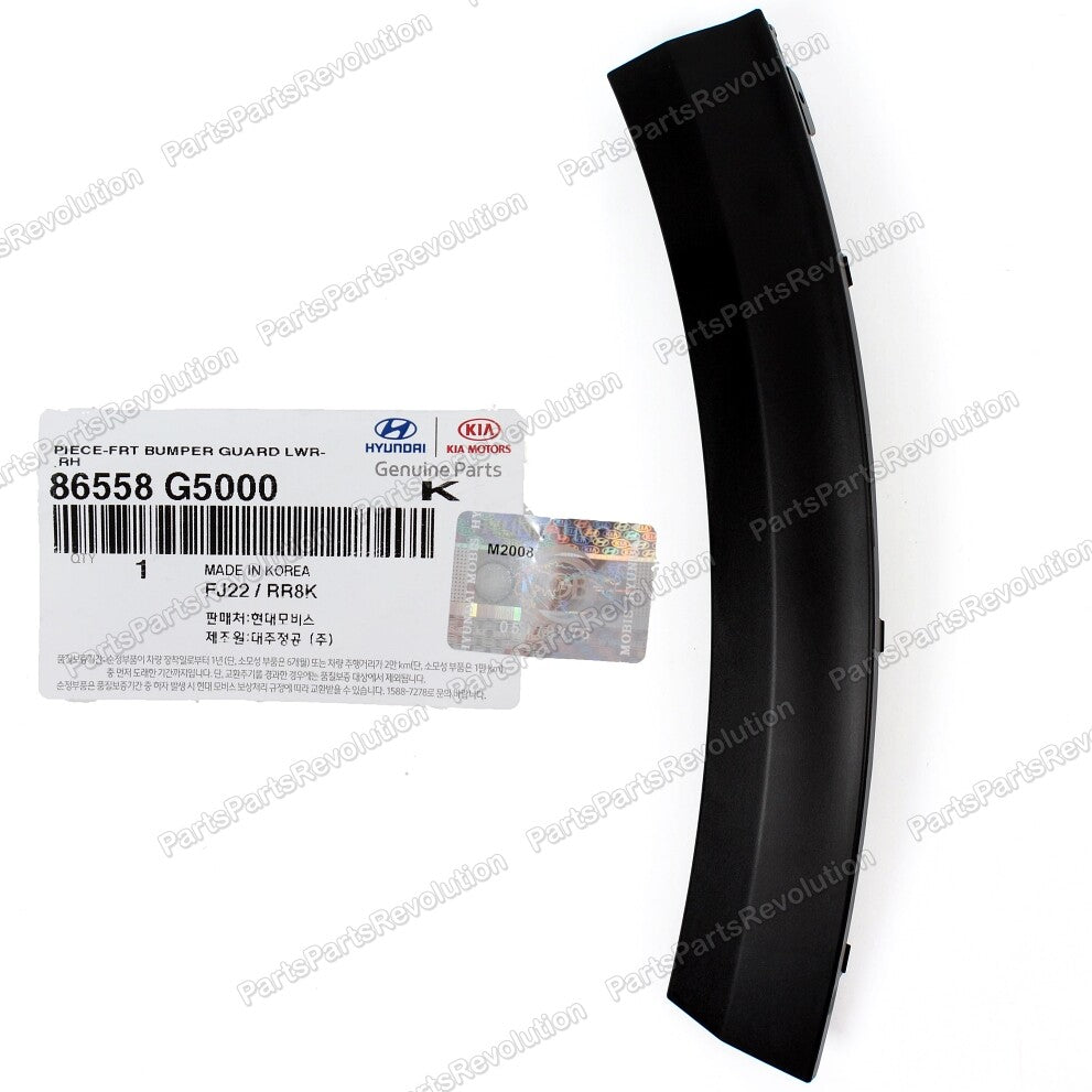 GENUINE Bumper Side Molding Front Right 86558G5000 for Kia Niro 17-20