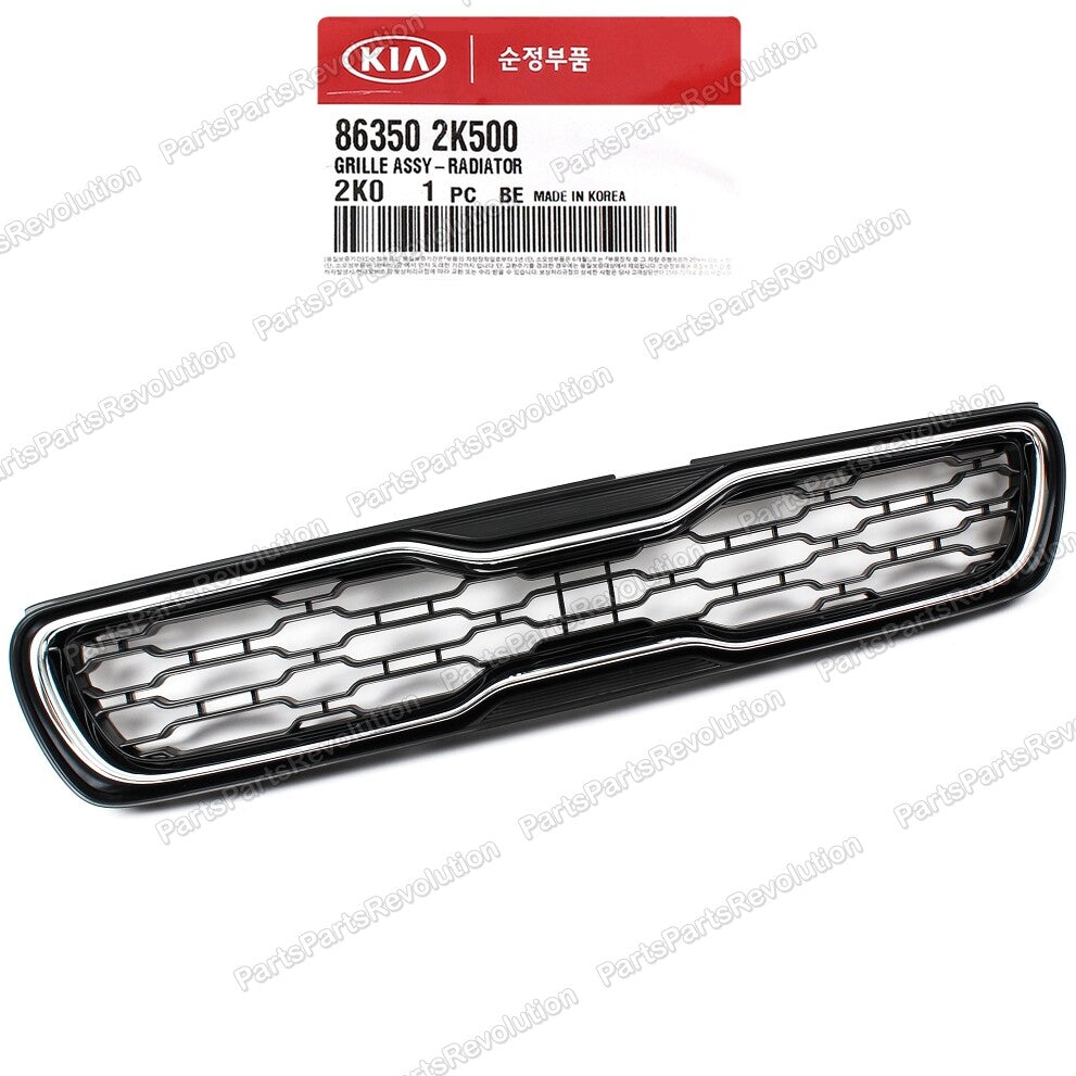 GENUINE Radiator Grille Front Upper for 2012-2013 Kia Soul OEM 863502K500