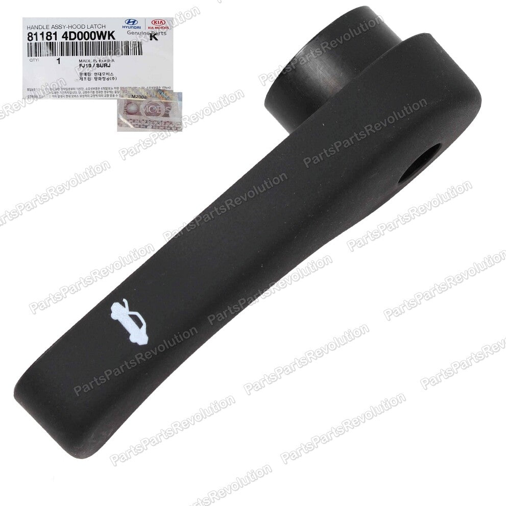Hood Release Handle Lever 811814D000WK for Kia 2007-2023 Forte Koup Rondo
