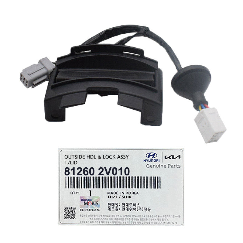 GENUINE Outside Trunk Lid Handle Lock switch for 12-17 VELOSTER with rear camera