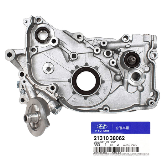 GENUINE 2131038062 Engine Oil Pump Case for Kia Optima & Hyundai Santa Fe 99-05