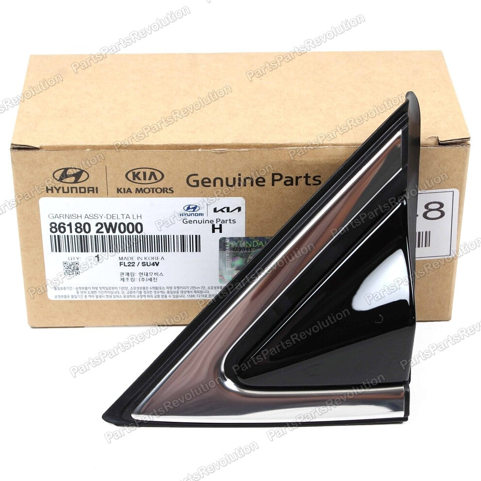 Fender Corner Molding Left 861802W000 for Hyundai SantaFe 2013-2019