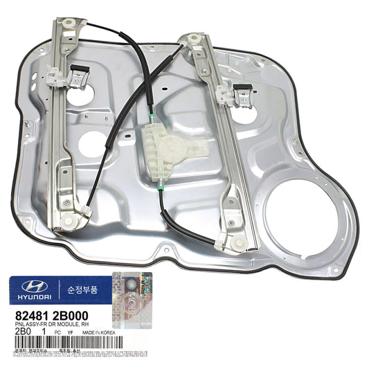 GENUINE 824812B000 Front Right Window Regulator Panel for Hyundai Santa Fe 07-09