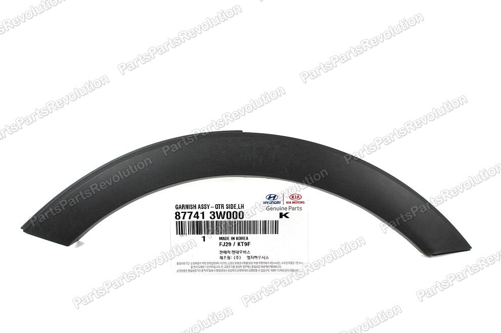 Fender Wheel Molding Driver Left 877413W000 for Kia Sportage 11-16