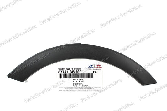 Fender Wheel Molding Driver Left 877413W000 for Kia Sportage 11-16