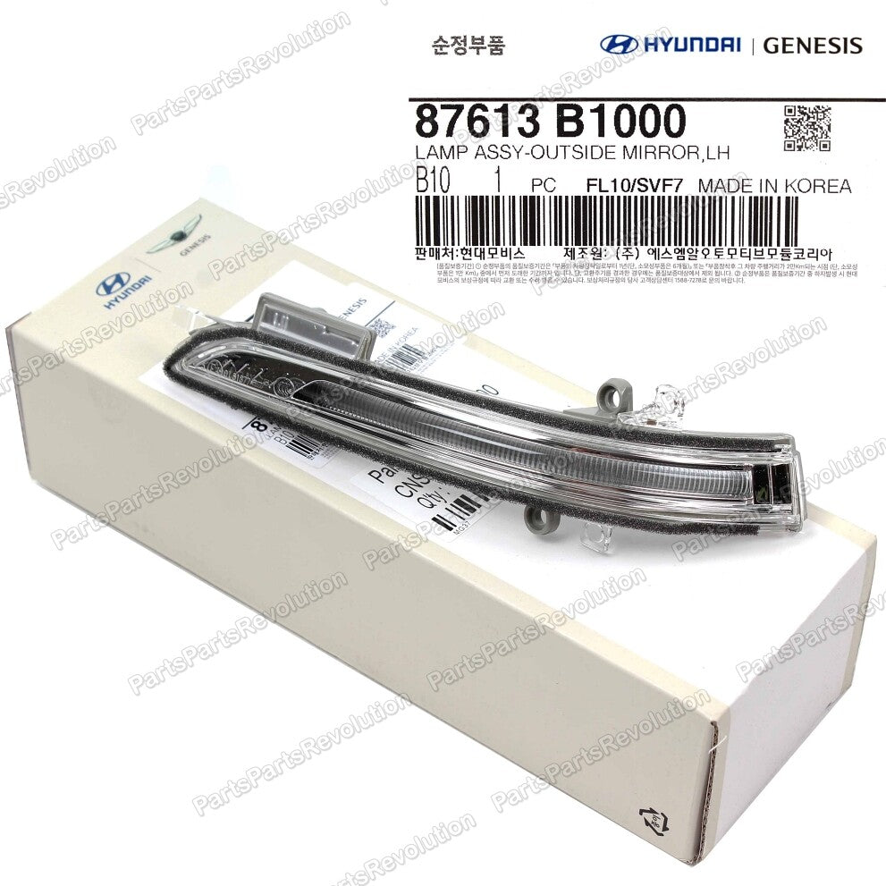 Side Mirror Signal Lamp Left 87613B1000 for Hyundai Genesis G80 2015-2020