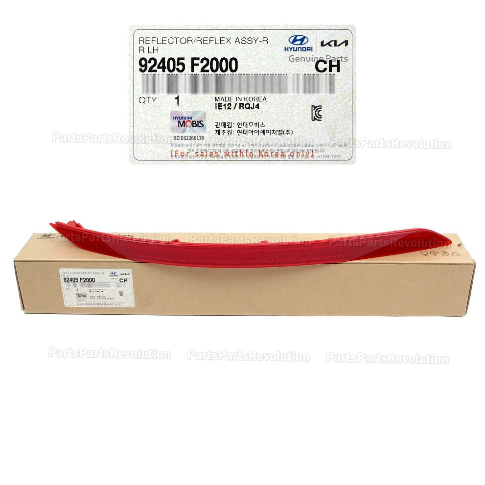 GENUINE Reflector 92405F2000 Left for Hyundai Elantra 2017-2018