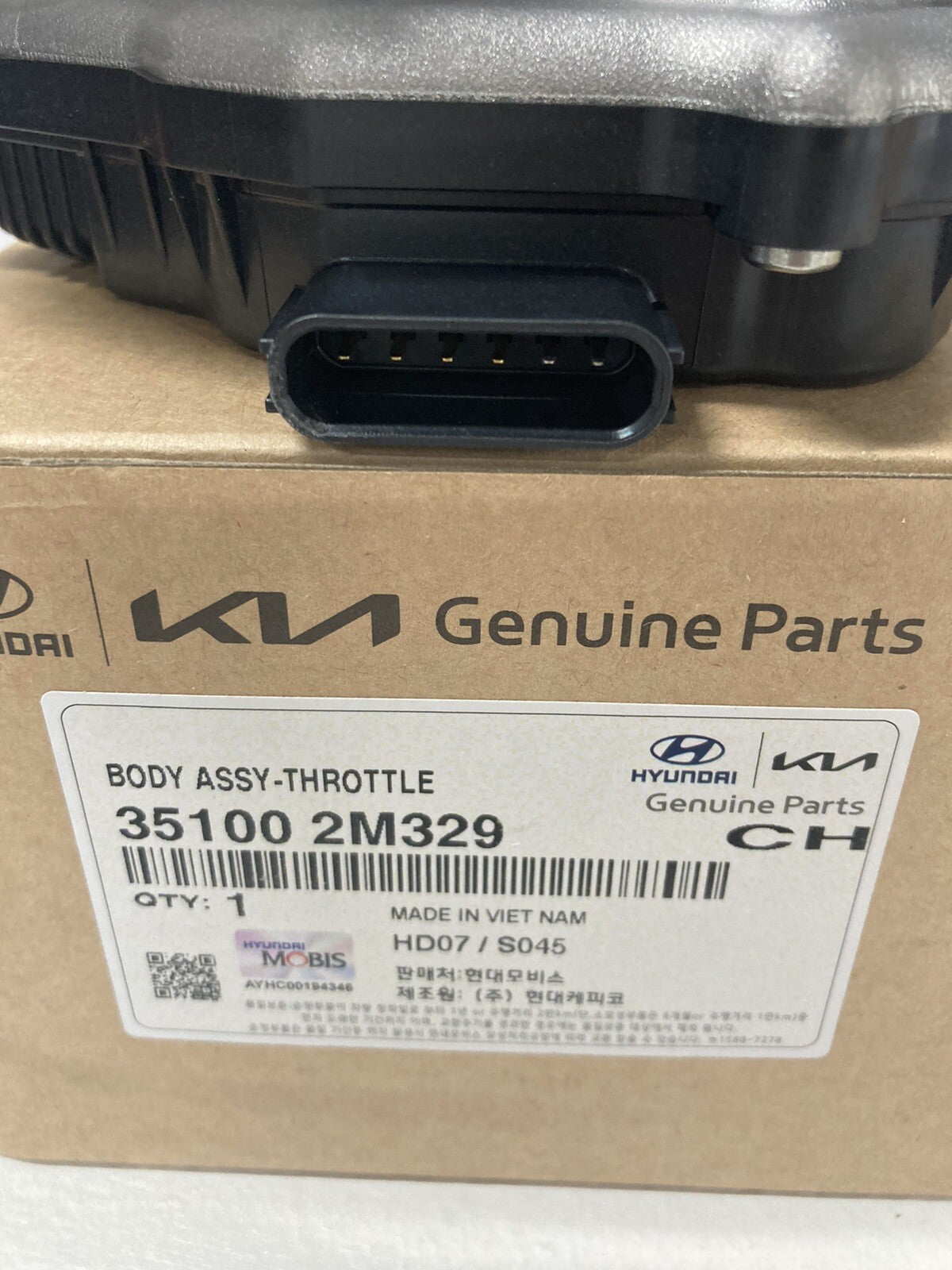 GENUINE Original Throttle Body for Hyundai Accent 18-20 351002M329