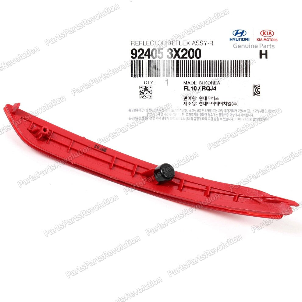 Bumper Reflector Rear Left 924053X200 for Hyundai Elantra 2014-2016