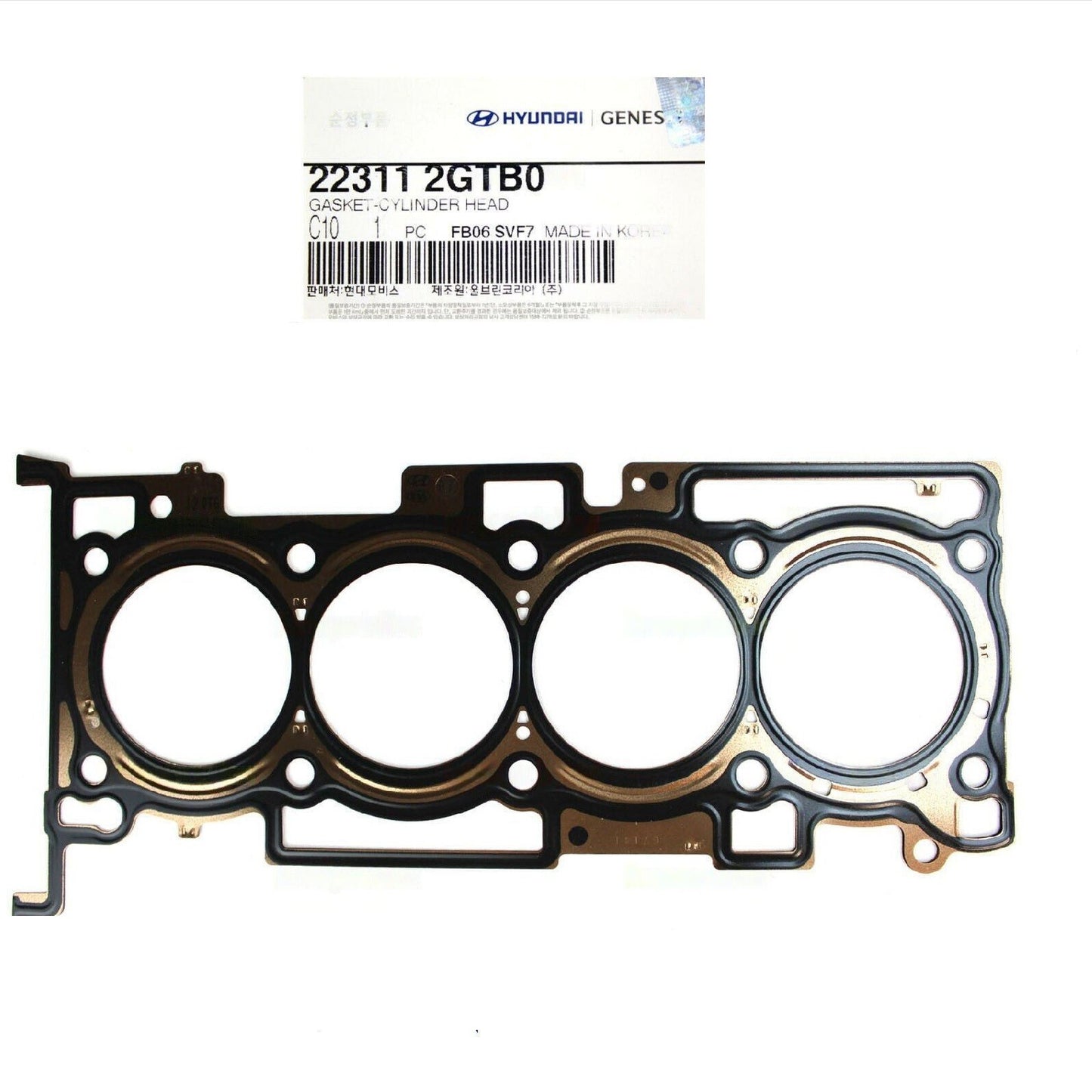 GENUINE 223112GTB0 MLS Head Gasket for G70 Sonata Santa Fe Veloster N 2.0L 16-22