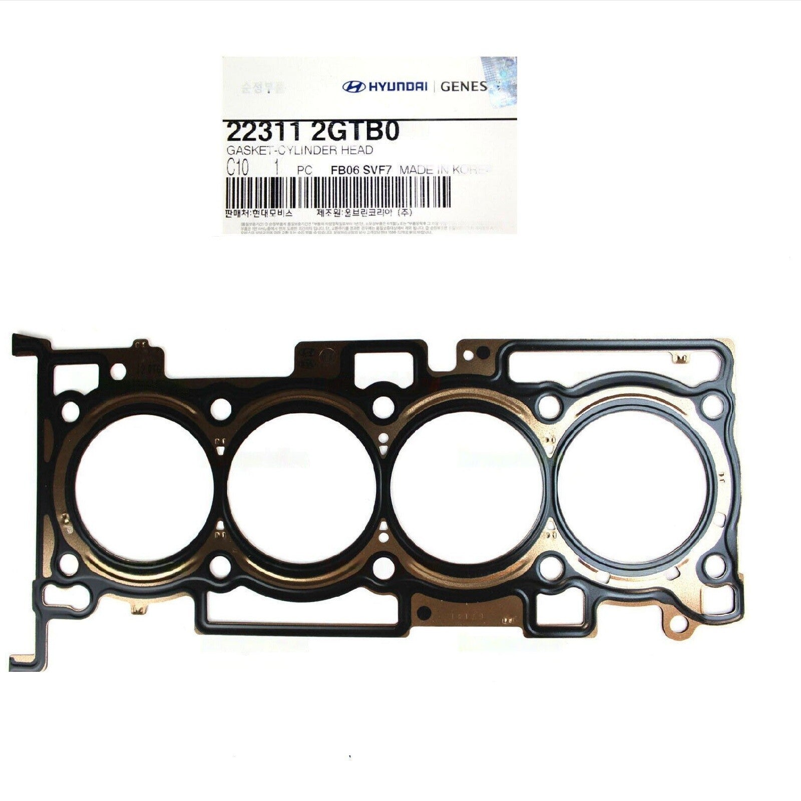 GENUINE 223112GTB0 MLS Head Gasket for G70 Sonata Santa Fe Veloster N 2.0L 16-22