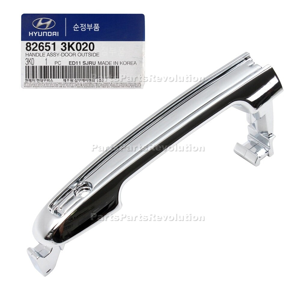 GENUINE Outside Door Handle Chrome Left 826513K020 for Hyundai 07-08 Sonata