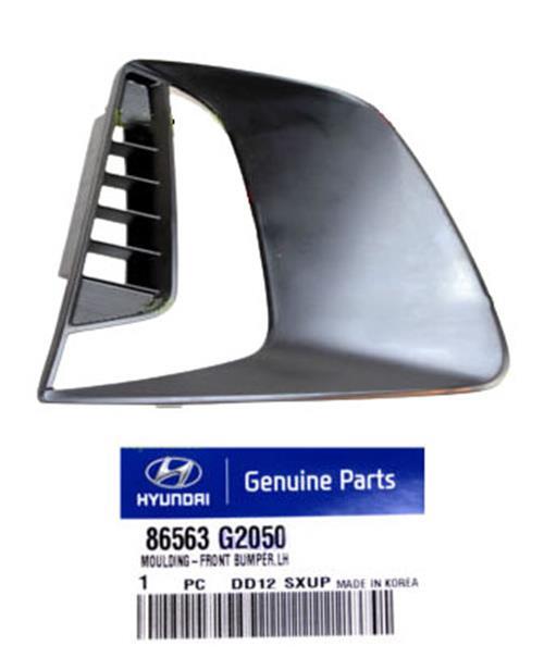 GENUINE 86563G2050 Front Left Bumper Grille-trim Bezel for Hyundai Ioniq 17-18