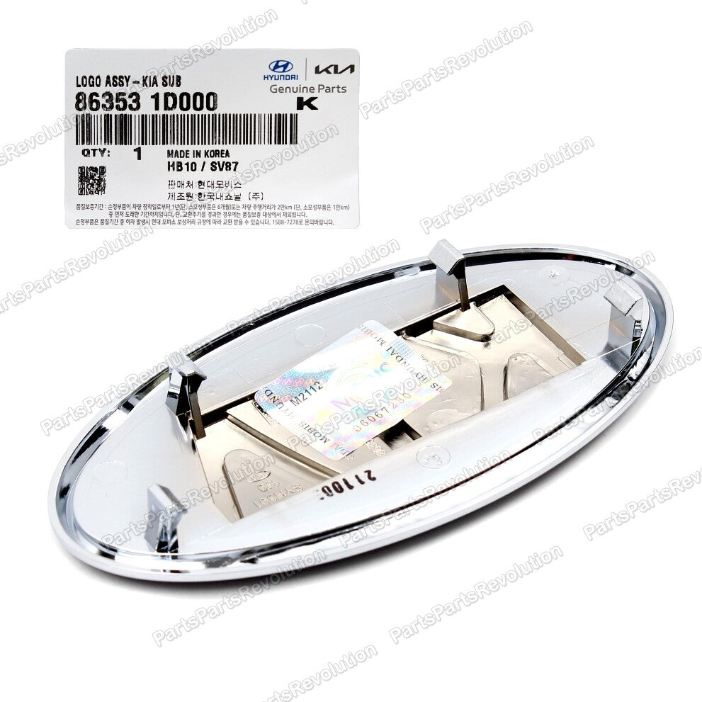 Emblem Grille Front 863531D000 for Kia 2007-2013 Borrego Forte Rio Soul Spectra