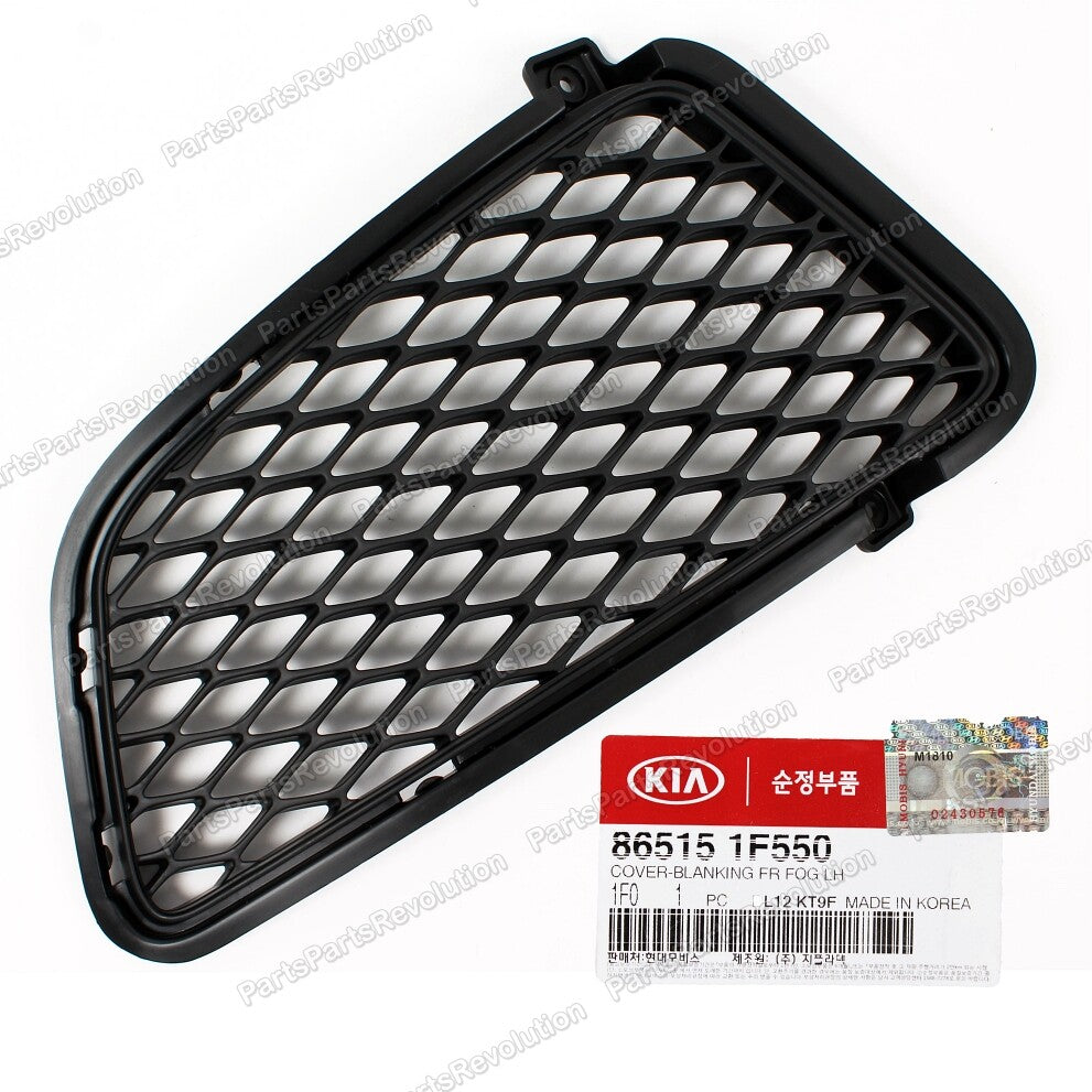 Genuine Front Bumper Blanking Fog Lamp Hole Cover LEFT for Kia Sportage 09-10