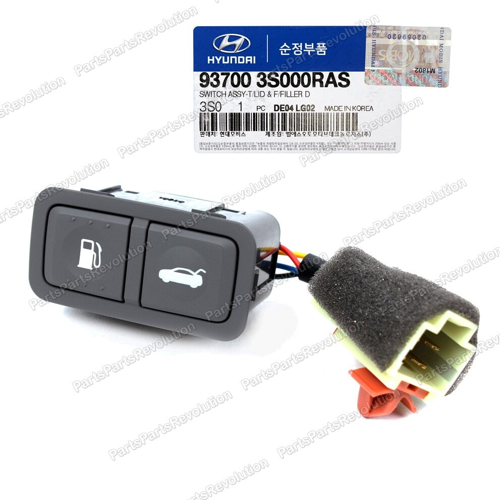 Trunk Lid Fuel Door Opener Release Button for 11-15 Sonata 937003S000RAS