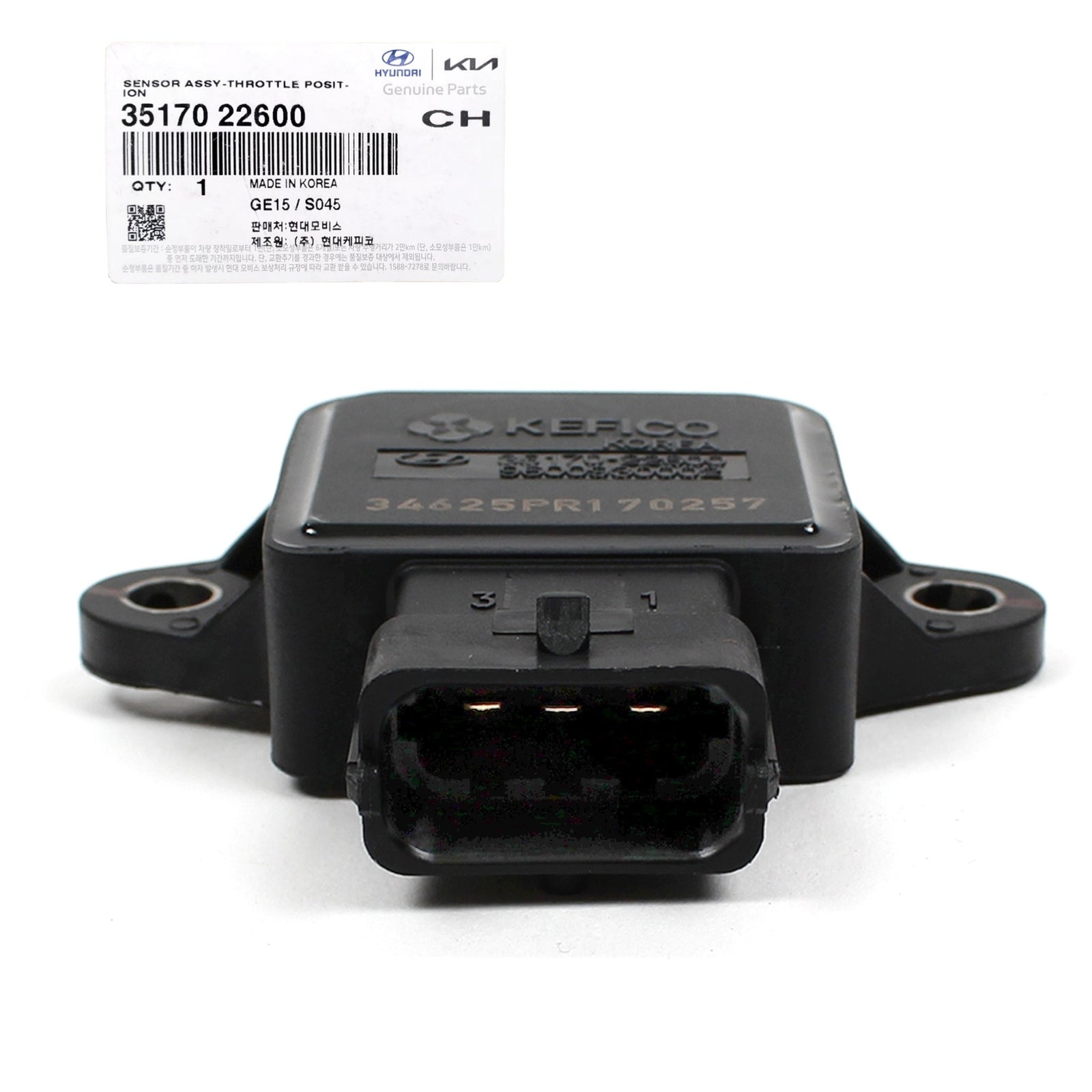 GENUINE 3517022600 Throttle Position Sensor for Hyundai & KIA 2000-2010