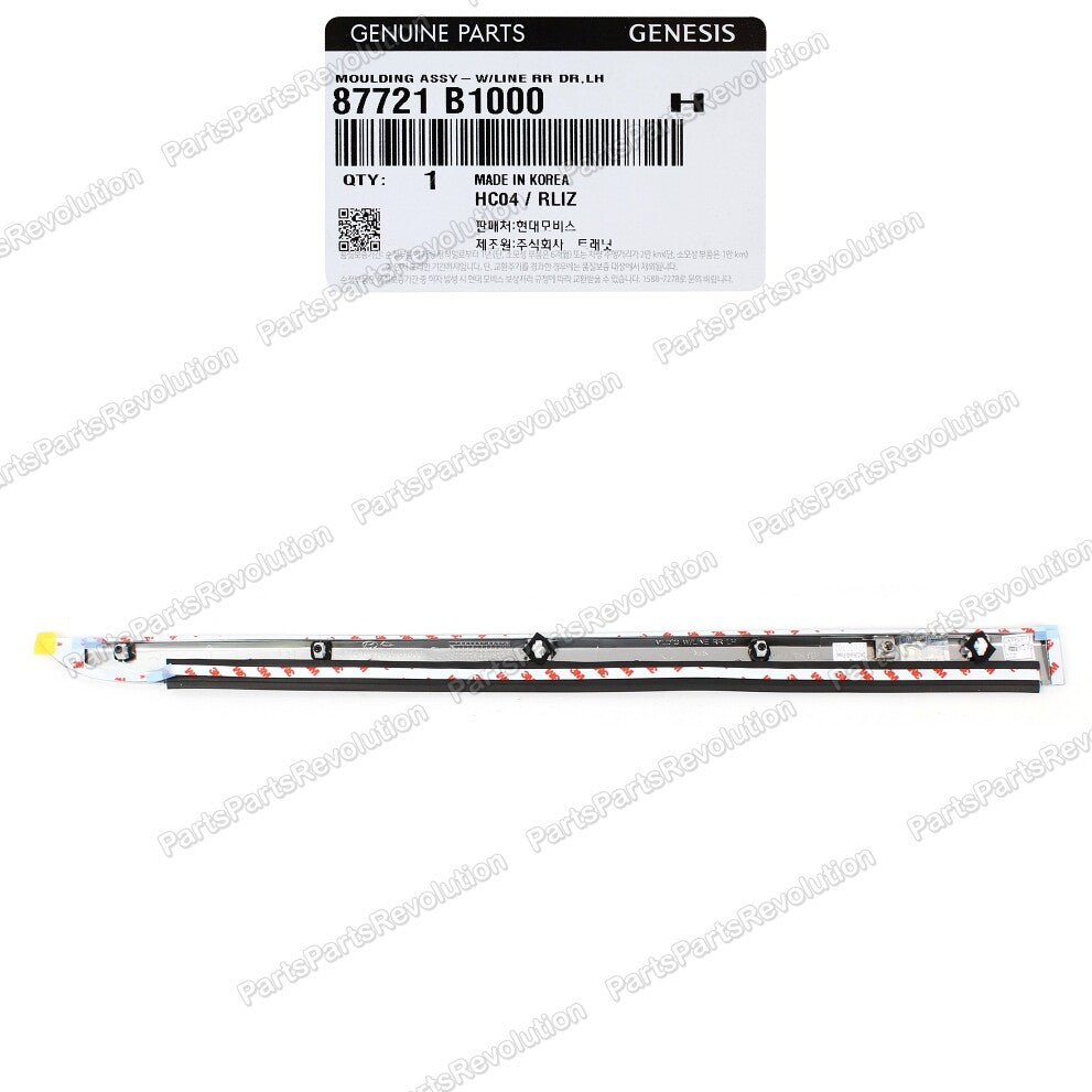 Door Molding Rear Left 87721B1000 for Genesis G80 2015-2020