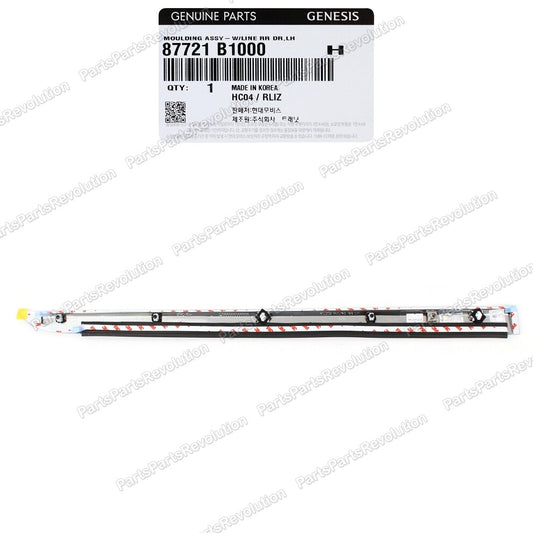 Door Molding Rear Left 87721B1000 for Genesis G80 2015-2020