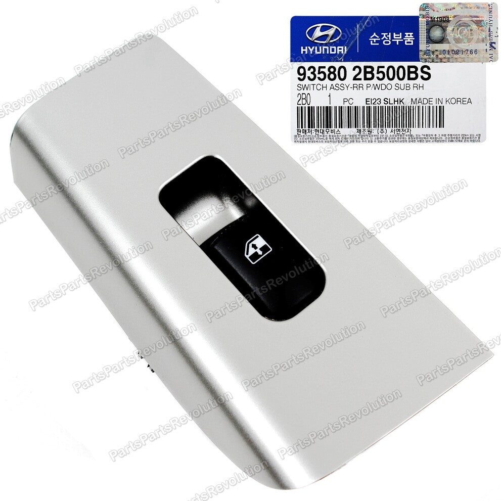 Power Window Switch Rear Right 935802B500BS for Hyundai 2010-2012 SantaFe