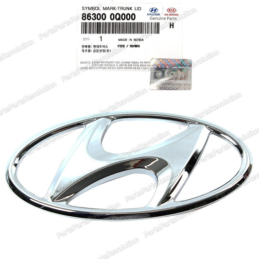 GENUINE Emblem Trunk Lid Badge 863000Q000 for Hyundai 2011-2014 Sonata