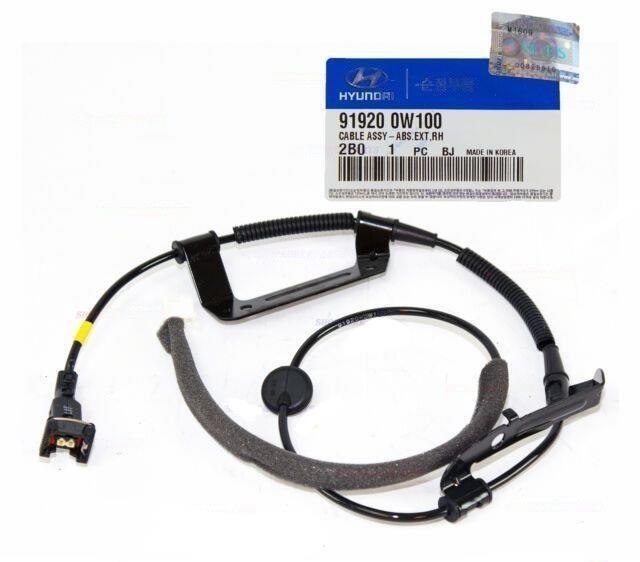 GENUINE 919200W100 ABS Speed Sensor Rear right For Hyundai Santa fe 2006-2011