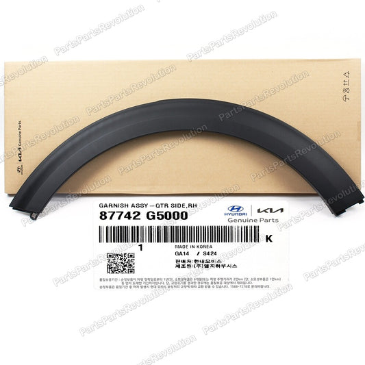 OEM Rear Fender Wheel Molding RIGHT PASSENGER for 17-20 Kia Niro 87742G5000