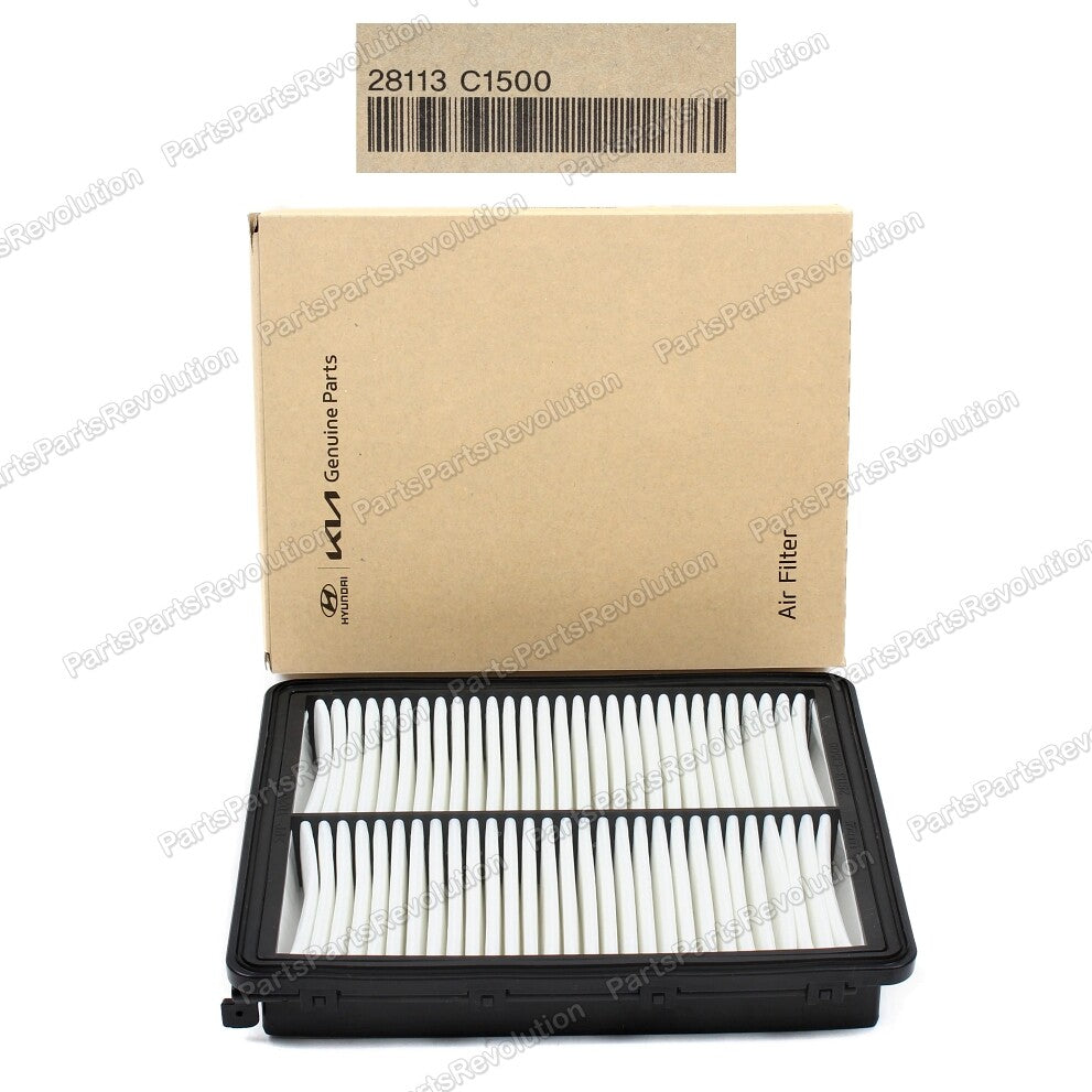 GENUINE Engine Air Filter for 1.6L 2.0L Sonata 15-19 Optima 16-18 28113C1500AS