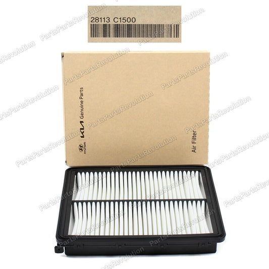 GENUINE Engine Air Filter for 1.6L 2.0L Sonata 15-19 Optima 16-18 28113C1500AS