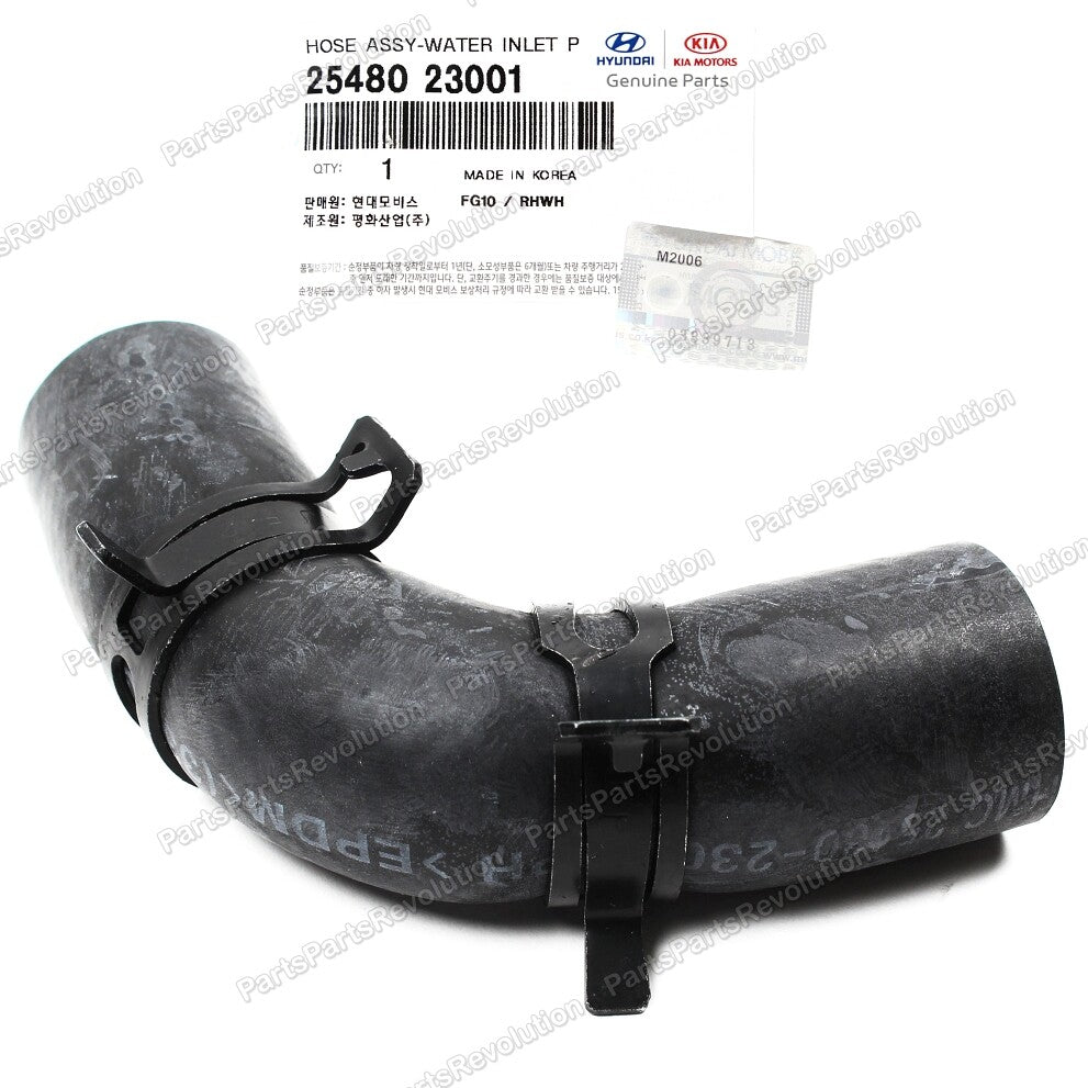 GENUINE Water Inlet Hose for 04-12 Elantra Tiburon Kia Soul Spectra Sportage