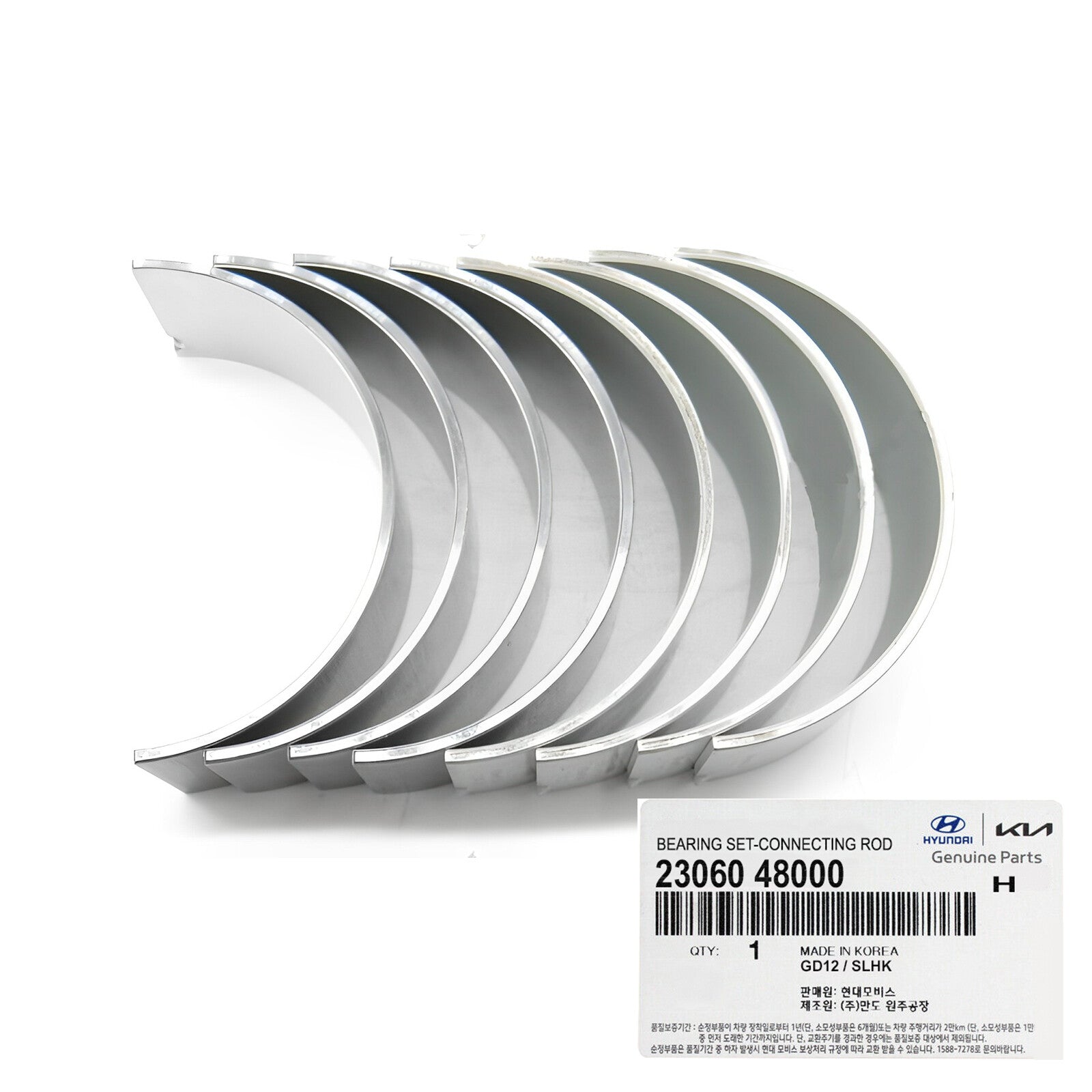 GENUINE 2306048000 Connecting Rod Bearing Set for Hyundai & KIA