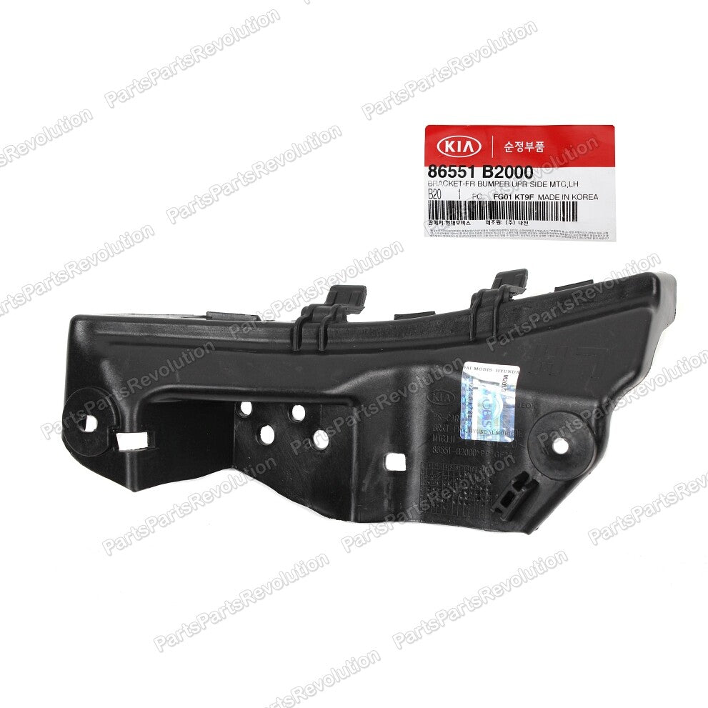 GENUINE Front Bumper Bracket Upper Driver Side for 14-19 Kia Soul 86551B2000