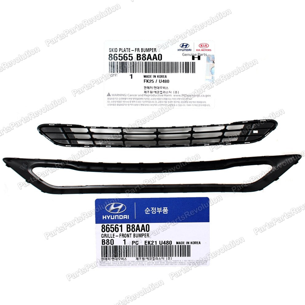 GENUINE Front Bumper Grille Lower for 2017-2019 Hyundai Santa Fe 86561B8AA0