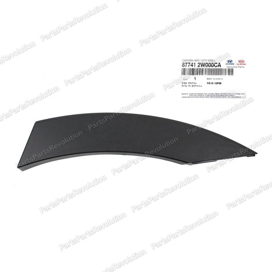Fender Molding Rear Left 877412W000CA for Hyundai SantaFe Sport 2013-2018