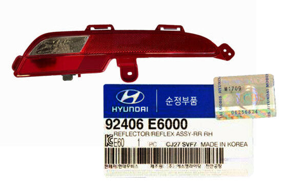 GENUINE 92406E6000 Rear Right Reflector for Hyundai Sonata Hybrid 16-17