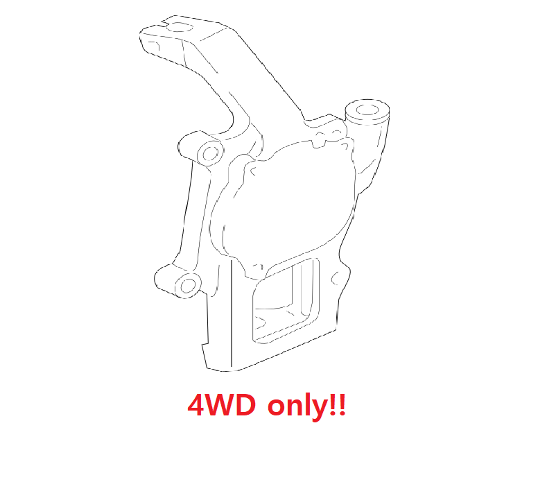 GENUINE Knuckle Front Right 517163E250 for 4WD Kia Sorento 2007-2009