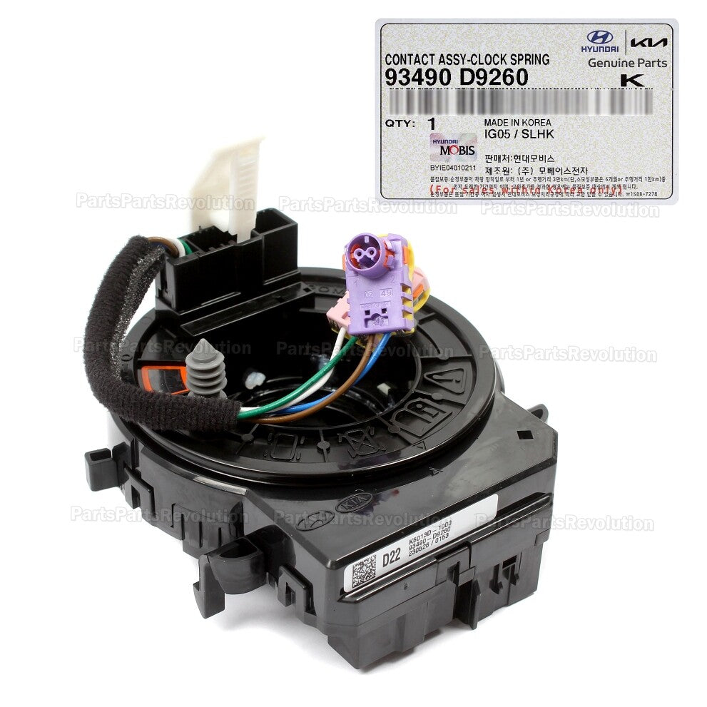 GENUINE Clock Spring 93490D9260 for Kia Sportage 2017-2022