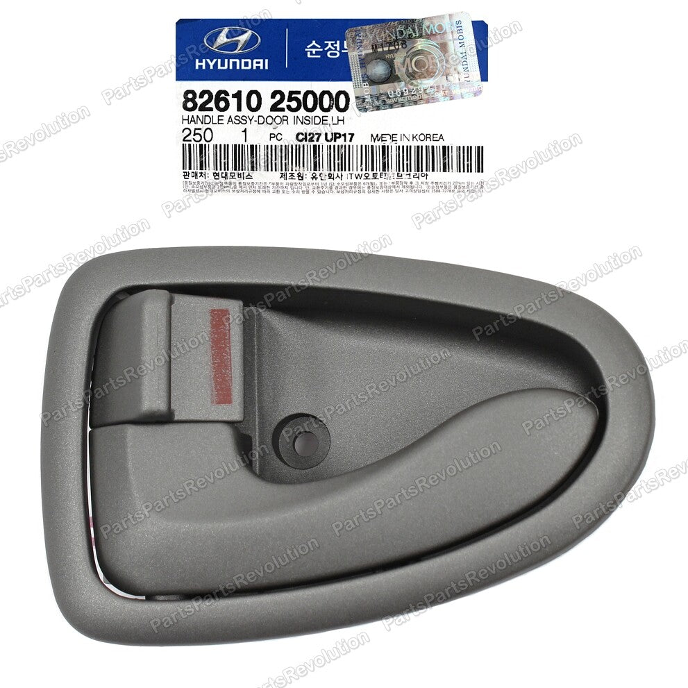 GENUINE Door Handle Gray Inside Left 8261025000 for Hyundai 2000-2003 Accent