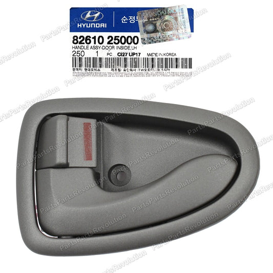 GENUINE Door Handle Gray Inside Left 8261025000 for Hyundai 2000-2003 Accent