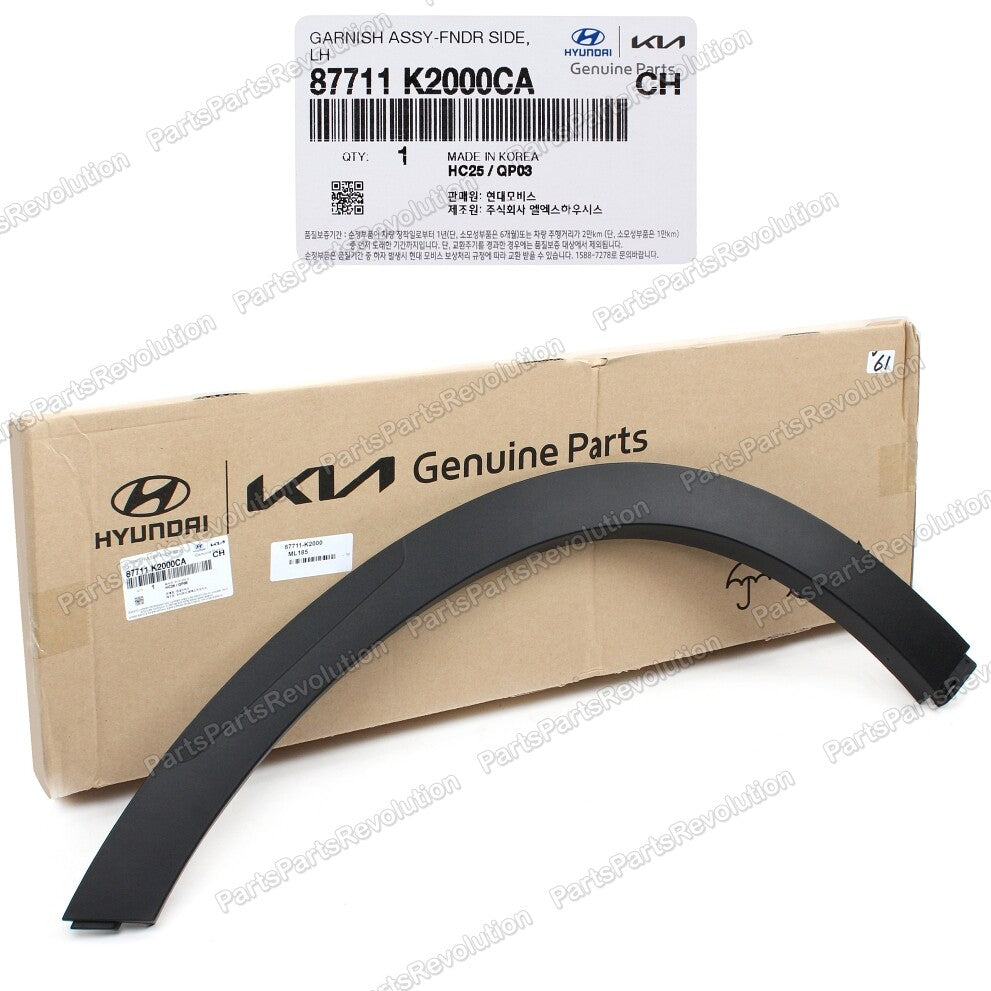 Fender Wheel Molding Front Left 87711K2000CA for Hyundai Venue 20-23
