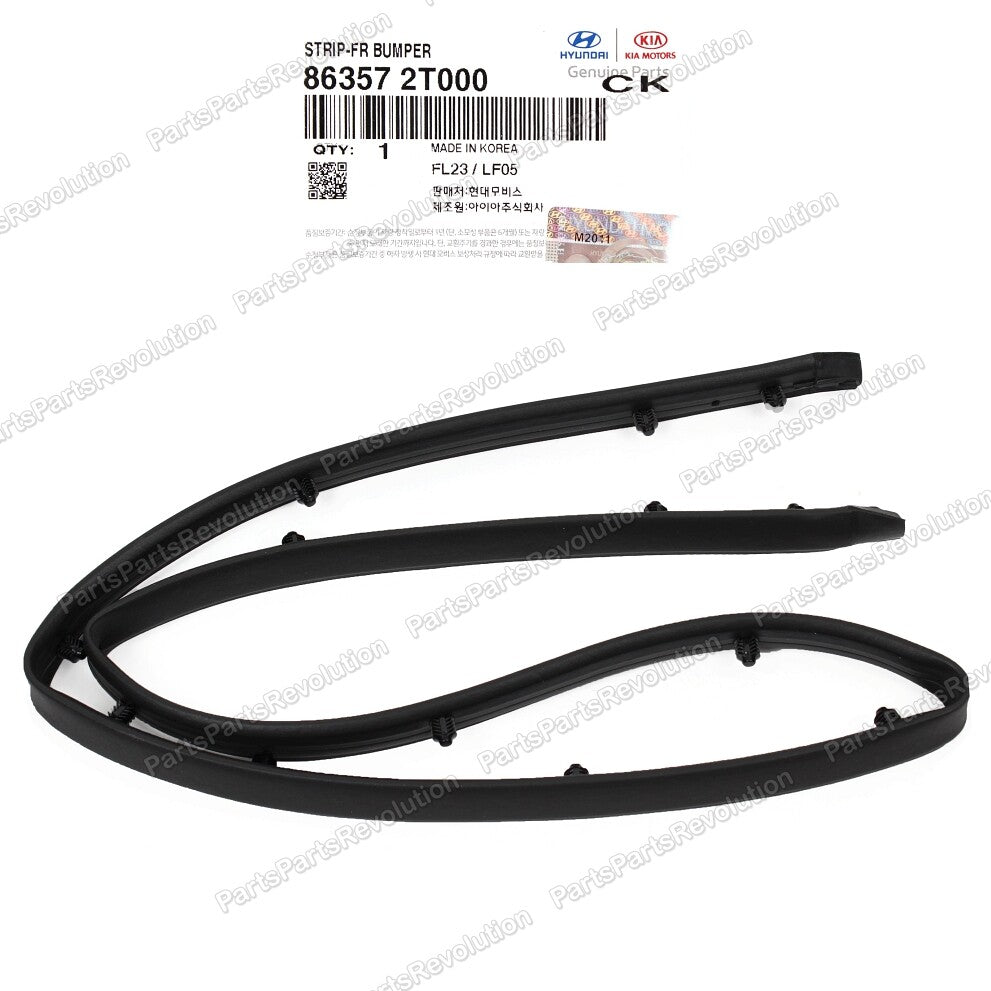 Front Bumper Strip Hood Rubber Sealing Strip for 2011-15 Kia Optima 863572T000